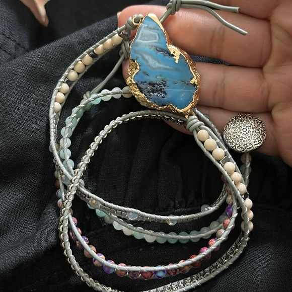 New! Boho 5 layer wrap around bracelet - Picture 4 of 7